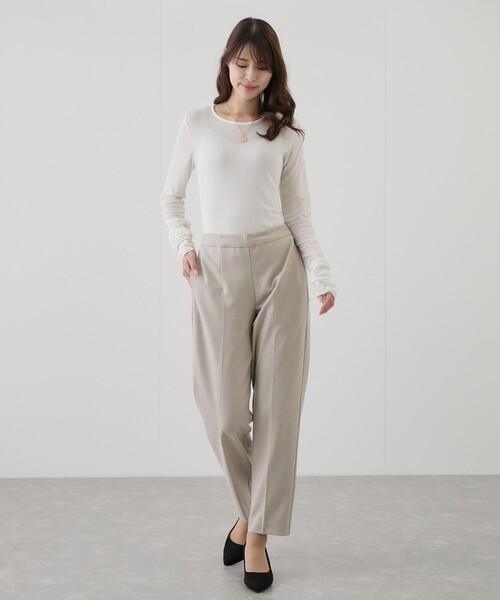 Jayro（ジャイロ）の「WOOLISHテーパードパンツ（その他パンツ・レディース・グレー系その他/チャコールグレー・M）」の15枚目の写真