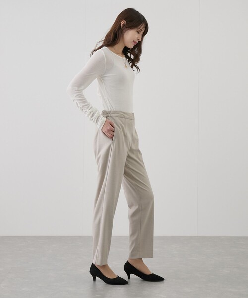 Jayro（ジャイロ）の「WOOLISHテーパードパンツ（その他パンツ・レディース・グレー系その他/チャコールグレー・M）」の13枚目の写真