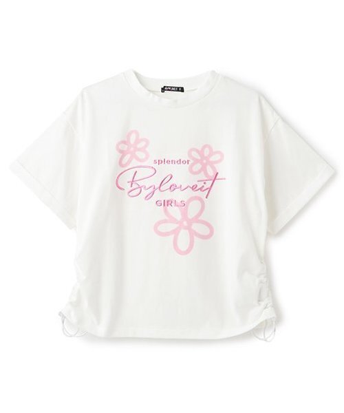セール】エアブラシフラワーTシャツ（Tシャツ/カットソー）｜by