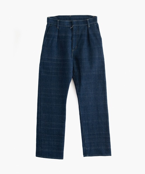 COSMIC WONDER(コズミックワンダー)の「Natural indigo-dyed hand-woven denim pants(デニムパンツ・レディース・インディゴブルー・0/1/3)」の8枚目の写真