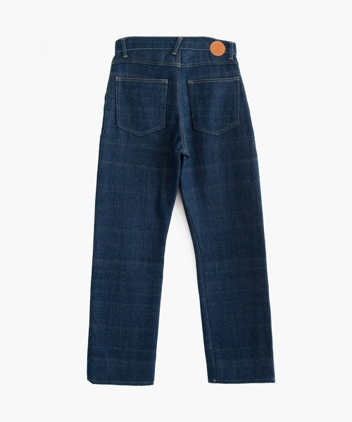COSMIC WONDER(コズミックワンダー)の「Natural indigo-dyed hand-woven denim pants(デニムパンツ・レディース・インディゴブルー・0/1/3)」の7枚目の写真