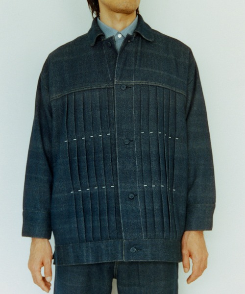 COSMIC WONDER(コズミックワンダー)の「Natural indigo-dyed hand-woven denim pants(デニムパンツ・レディース・インディゴブルー・0/1/3)」の9枚目の写真