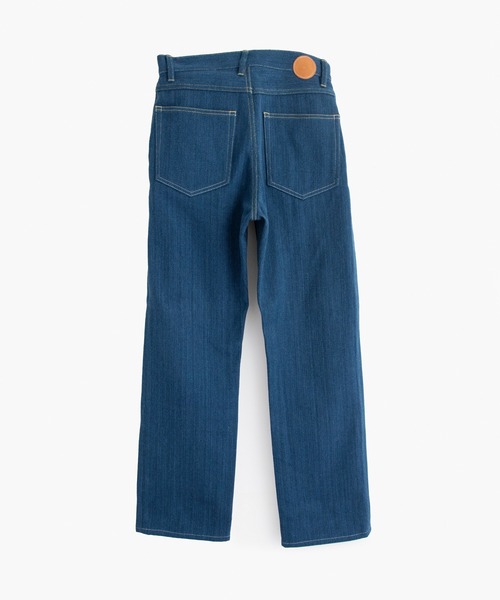 COSMIC WONDER(コズミックワンダー)の「Natural indigo-dyed hand-woven denim pants(デニムパンツ・レディース・インディゴブルー・0/1/3)」の18枚目の写真
