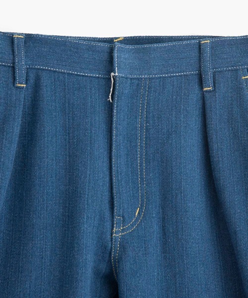 COSMIC WONDER(コズミックワンダー)の「Natural indigo-dyed hand-woven denim pants(デニムパンツ・レディース・インディゴブルー・0/1/3)」の20枚目の写真