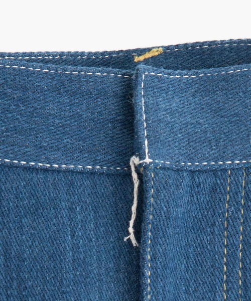 COSMIC WONDER(コズミックワンダー)の「Natural indigo-dyed hand-woven denim pants(デニムパンツ・レディース・インディゴブルー・0/1/3)」の21枚目の写真