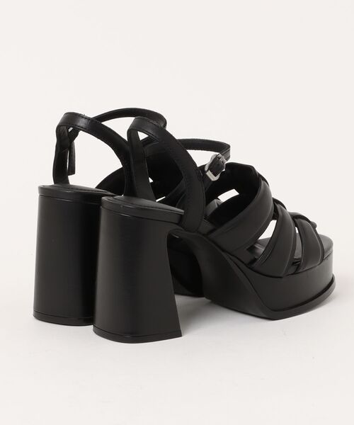 ASH（アッシュ）の「ASH/アッシュ【MINA】チャンキーヒールベルトサンダル 厚底 10cmヒール（サンダル・レディース・ブラック・35/36/37/38）」の5枚目の写真