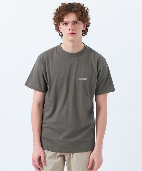 MACKINTOSH PHILOSOPHY（ﾏｯｷﾝﾄｯｼｭ ﾌｨﾛｿﾌｨｰ）の「【WEB&一部店舗】5.6oz クルーネックロゴTシャツ（Tシャツ/カットソー・メンズ・チャコールグレー/ブルー/ホワイト/レッド系その他3・36/42/38/40）」の3枚目の写真