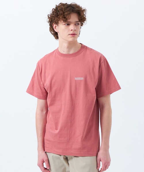 MACKINTOSH PHILOSOPHY（ﾏｯｷﾝﾄｯｼｭ ﾌｨﾛｿﾌｨｰ）の「【WEB&一部店舗】5.6oz クルーネックロゴTシャツ（Tシャツ/カットソー・メンズ・チャコールグレー/ブルー/ホワイト/レッド系その他3・36/42/38/40）」の4枚目の写真