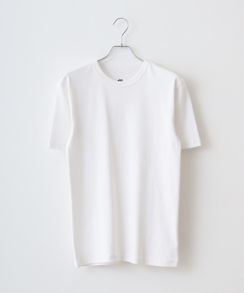 JEMORGAN(ジェーイーモーガン)の「JEMORGAN テレコ 半袖クルーT(Tシャツ/カットソー・メンズ・ブラック/オフホワイト/杢グレー・M/XL/L)」の9枚目の写真