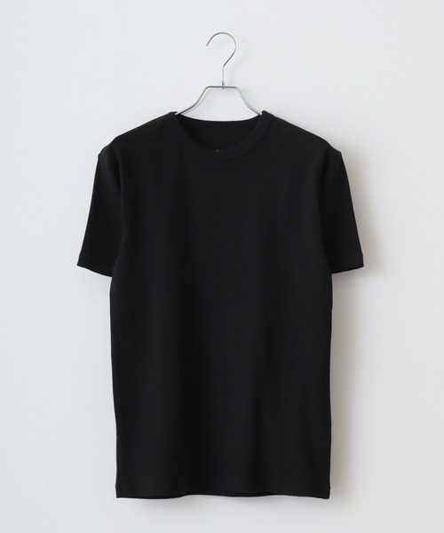 JEMORGAN(ジェーイーモーガン)の「JEMORGAN テレコ 半袖クルーT(Tシャツ/カットソー・メンズ・ブラック/オフホワイト/杢グレー・M/XL/L)」の8枚目の写真