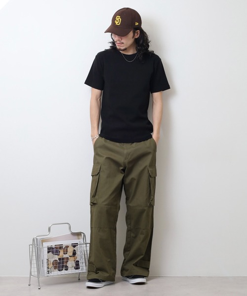 JEMORGAN(ジェーイーモーガン)の「JEMORGAN テレコ 半袖クルーT(Tシャツ/カットソー・メンズ・ブラック/オフホワイト/杢グレー・M/XL/L)」の18枚目の写真
