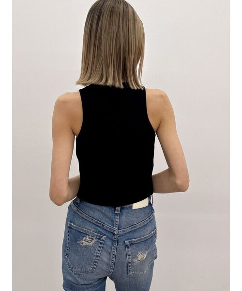 GYDA（ジェイダ）の「Symmetry GYDA MOLDアメスリニットトップス（ニット/セーター・レディース・ライム/その他1/ブラック/シルバー/オフホワイト・FREE）」の17枚目の写真