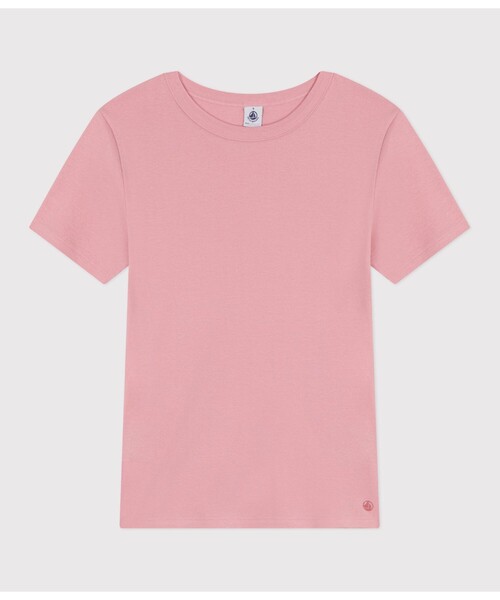 PETIT BATEAU(プチバトー)の「半袖Tシャツ(Tシャツ/カットソー・レディース・ライトピンク/ブルー/グリーン・XX-SMALL/X-SMALL/SMALL/MEDIUM/LARGE)」の3枚目の写真