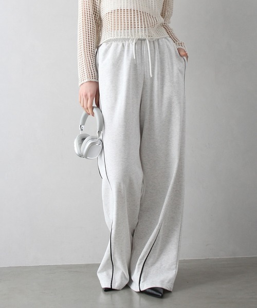 【美品】Two Moon WAR PAINTディアスキンパイピング スウェット TWO MOON WAR PAINT Deerskin piping