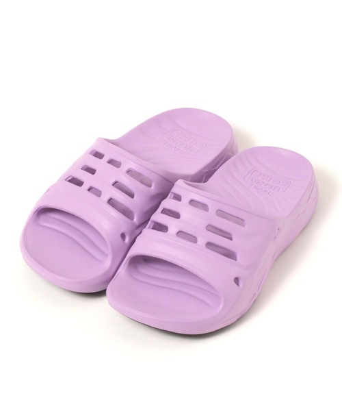 Teva（テバ）の「【Teva(テバ)】APRETRAIL SLIDE（サンダル・レディース・ブラック/パープル・24/23）」の2枚目の写真