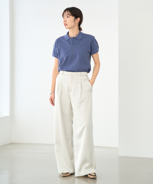 IENA（イエナ）の「ウォッシャブル サテン スラックス（スラックス