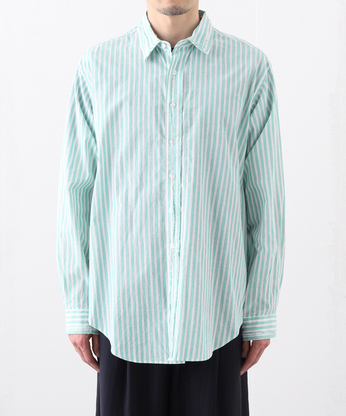 ensou.(エンソウ)の「ensou.(エンソウ) Roungh Cut Shirt E12S006(シャツ/ブラウス・メンズ・アーミー・LARGE)」の5枚目の写真