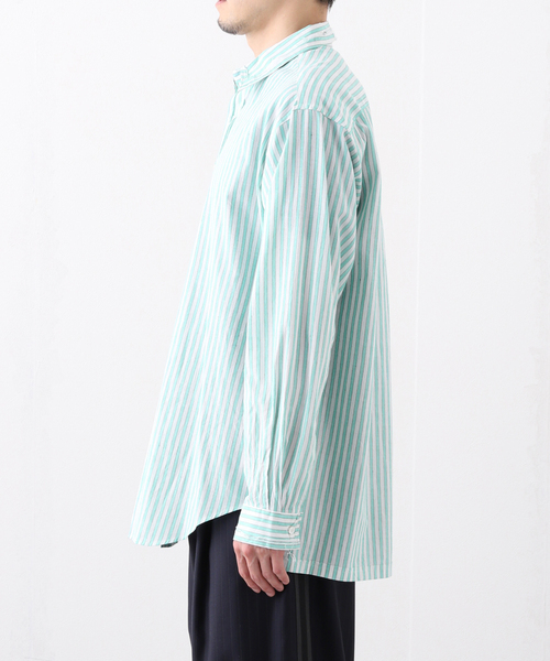 ensou.(エンソウ)の「ensou.(エンソウ) Roungh Cut Shirt E12S006(シャツ/ブラウス・メンズ・アーミー・LARGE)」の6枚目の写真