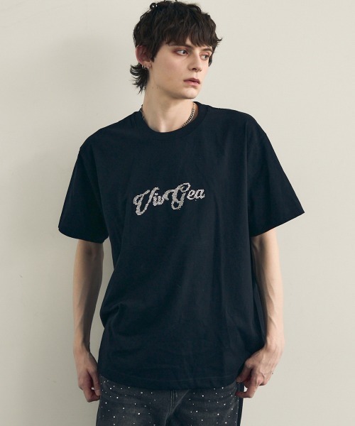 Tシャツ・カットソー LUVISTRUE[MARIE] GLITTER TEE (2 COLOR) MARIE] GLITTER TEE(WHITE) - LUVISTRUE