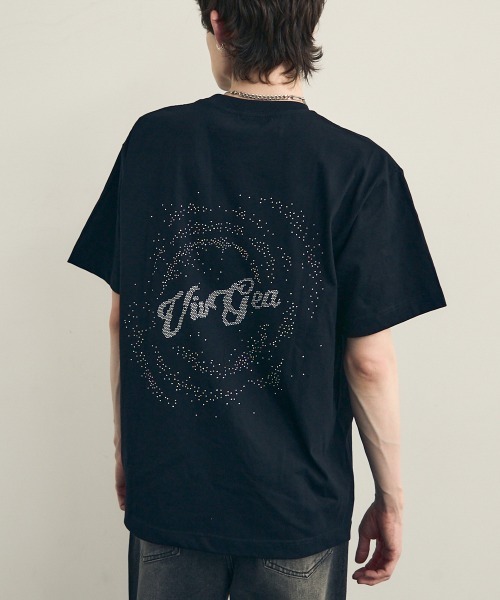 最終値下げ【*p(R)ojectR®】 Rhinestone Tシャツ XL The Rolling Stones】カットオフオーバーサイズTシャツ｜ACLENT