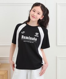 PINK-latte（ピンクラテ）の「ビッグゲームTシャツ（Tシャツ/カットソー・キッズ）」