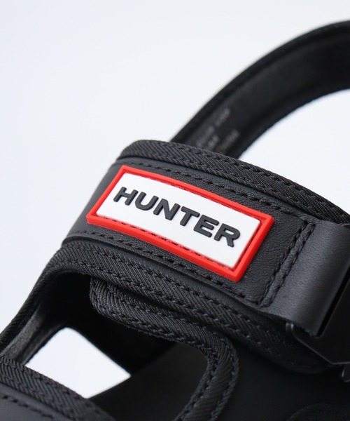 HUNTER(ハンター)の「HUNTER ユニセックス シティ リベル ネオ レザー バックル サンダル(サンダル・レディース・ブラック系その他/ブラック/スカイブルー・24cm/23cm/25cm)」の7枚目の写真