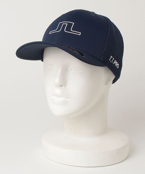 J.LINDEBERG(ジェイリンドバーグ)の「【J.LINDEBERG/GOLF】メンズ シリコンロゴキャップ(キャップ・メンズ・ブラック/ネイビー/ホワイト・48/44)」の1枚目の写真