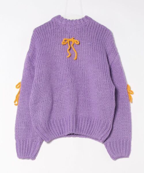 ニット セーター 「8」「Little Sunny Bite」ribbon knit top レディース 8】【Little Sunny Bite】ribbon knit top（ニット/セーター
