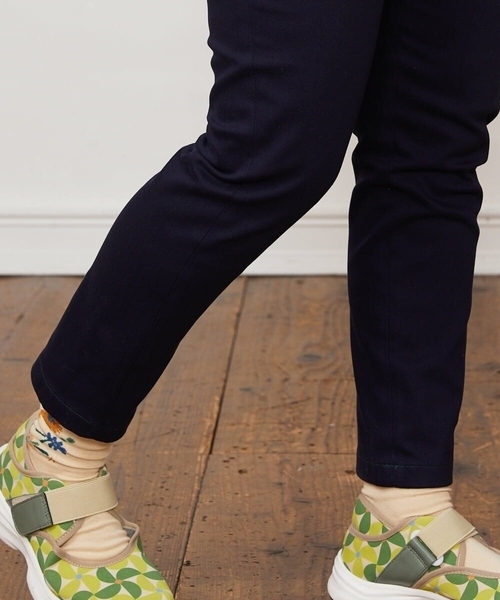 Jocomomola(ホコモモラ)の「Bandera 刺繍ツイルストレッチパンツ(その他パンツ・レディース・サンドベージュ/ネイビー・40/42)」の7枚目の写真
