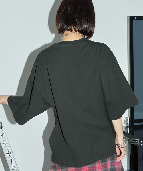 Anchor Smith(アンカー スミス)の「スプレーグラフィックプリント アソート メッセージ半袖Tシャツ(Tシャツ/カットソー・レディース・オフホワイト/ピンク/ホワイト系/ブラック系/スミクロ・M/L)」の10枚目の写真