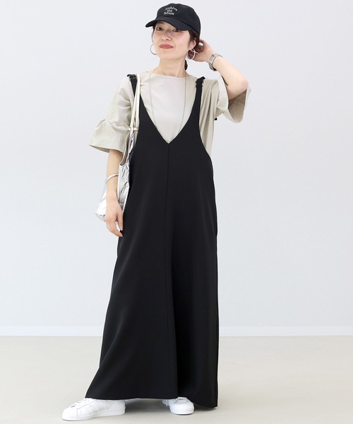 Aletta vita(アレッタビータ)の「汗染み防止加工フリルスリーブプルオーバー(Tシャツ/カットソー・レディース・グレー/ブラック/チャコール/ベージュ・M)」の12枚目の写真