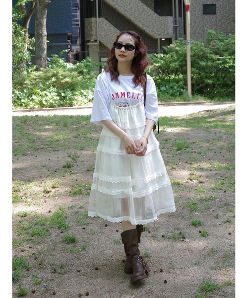 JUMELLE(ジュメロ)の「sugar lacey op(ワンピース・レディース・アイボリー・FREE)」の4枚目の写真