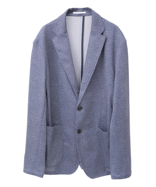 MEN'S MELROSE（メンズメルローズ）の「プリントテックトリコットメッシュジャケット（テーラードジャケット・メンズ・チャコールグレー/ライトグレー/ネイビー・4/5/3）」の13枚目の写真