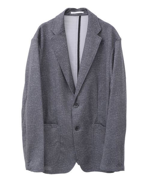 MEN'S MELROSE（メンズメルローズ）の「プリントテックトリコットメッシュジャケット（テーラードジャケット・メンズ・チャコールグレー/ライトグレー/ネイビー・4/5/3）」の15枚目の写真