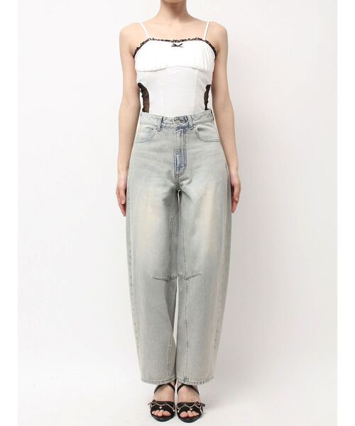 EATME（イートミー）の「カーブシルエットデニムパンツ（デニムパンツ・レディース・ブルー/ライトブルー・MEDIUM/SMALL）」の22枚目の写真