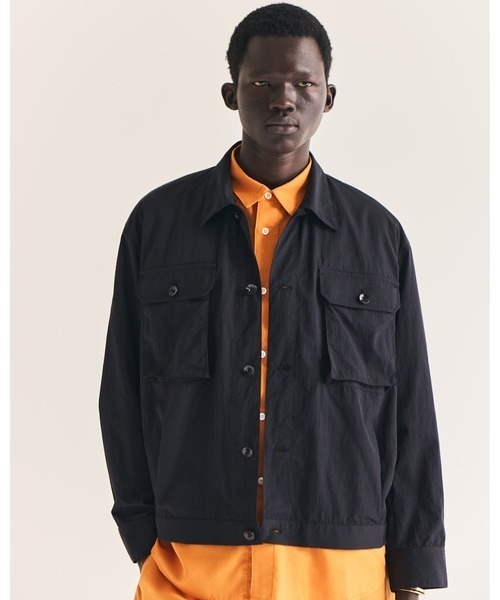 FACTOTUM(ファクトタム)の「【FACTOTUM】 Nylon Water Repellent Militar BL(ミリタリージャケット・メンズ・ブラック/カーキ・46/48)」の2枚目の写真