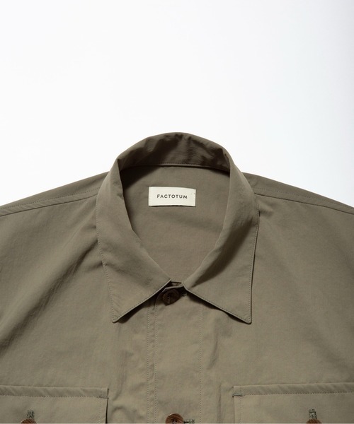 FACTOTUM(ファクトタム)の「【FACTOTUM】 Nylon Water Repellent Militar BL(ミリタリージャケット・メンズ・ブラック/カーキ・46/48)」の20枚目の写真