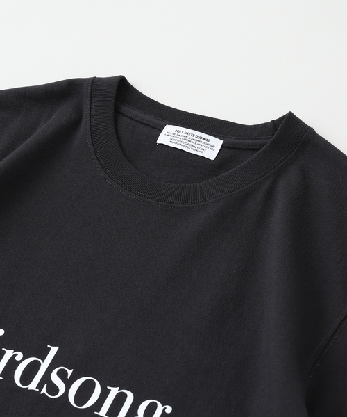 POET MEETS DUBWISE(ポエットミーツダブワイズ)の「POET MEETS DUBWISE(ポエトミーツダブワイズ) BIRDSONGS Tシャツ BDSTS-0559(Tシャツ/カットソー・メンズ・ブラック系その他/ホワイト・LARGE/X-LARGE)」の4枚目の写真