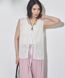 90~00s メッシュ ジップアップベストarchive y2kヴィンテージ古着 \"CV selectシーブイセレクト冷感7Gメッシュ編みクルー