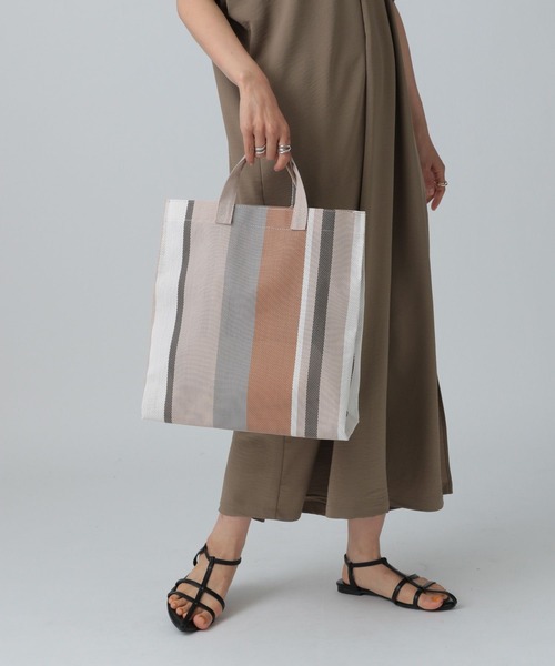 LEPSIM（レプシィム）の「マルチストライプトート　451456（トートバッグ・レディース・ベージュ系その他/マルチ・ONE SIZE）」の7枚目の写真