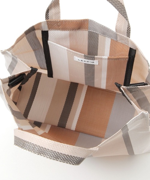 LEPSIM（レプシィム）の「マルチストライプトート　451456（トートバッグ・レディース・ベージュ系その他/マルチ・ONE SIZE）」の18枚目の写真