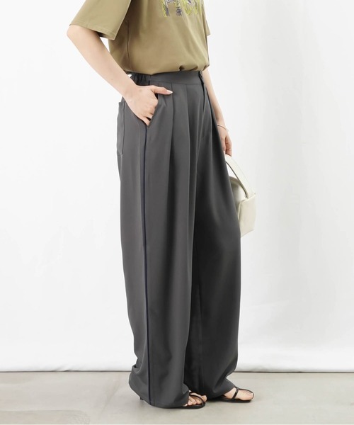 新品　LUCA 2025 春夏用　レディースパンツ セール】LC/LLL ツイルオウヴァムパンツ（その他パンツ）｜LUCA
