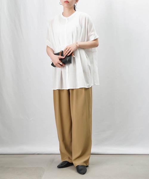 LUCA/LADY LUCK LUCA(ルカ/レディラックルカ)の「LC/LLL 配色パイピングパンツ(その他パンツ・レディース・ブラック/ベージュ/グレー・FREE)」の22枚目の写真