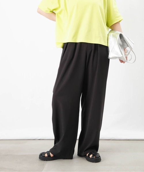 LUCA/LADY LUCK LUCA(ルカ/レディラックルカ)の「LC/LLL 配色パイピングパンツ(その他パンツ・レディース・ブラック/ベージュ/グレー・FREE)」の5枚目の写真