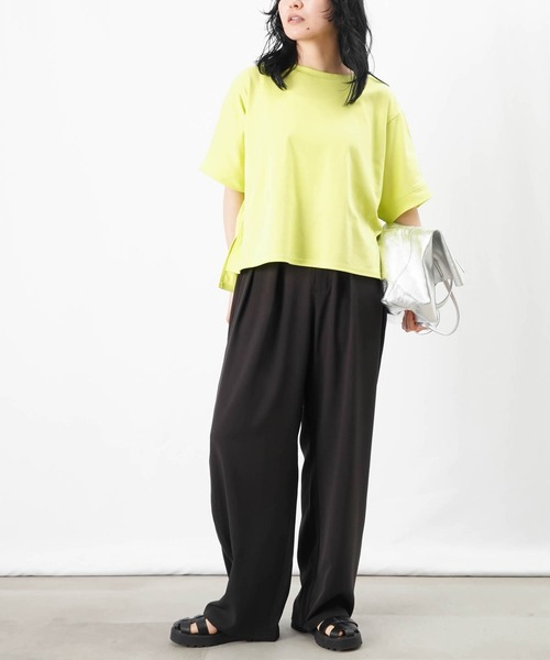 LUCA/LADY LUCK LUCA(ルカ/レディラックルカ)の「LC/LLL 配色パイピングパンツ(その他パンツ・レディース・ブラック/ベージュ/グレー・FREE)」の4枚目の写真