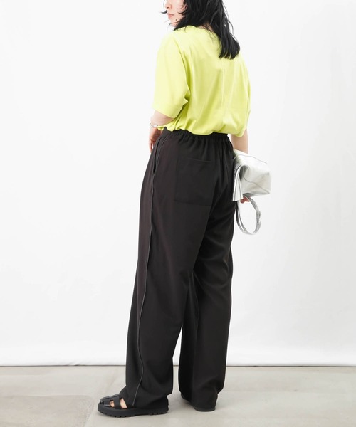 LUCA/LADY LUCK LUCA(ルカ/レディラックルカ)の「LC/LLL 配色パイピングパンツ(その他パンツ・レディース・ブラック/ベージュ/グレー・FREE)」の8枚目の写真