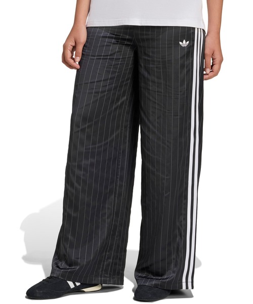 【ADIDAS】ワイドトレーニングパンツ black★追跡可 新品 adidas 黒3XL サテンワイドレッグパンツ ファイヤーバード
