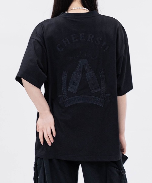 JOHN'S CLOSET(ジョンズクローゼット)の「【q】バック刺繍 ボーリングTシャツ ボトル/ビール(Tシャツ/カットソー・メンズ・ブラック系2/ホワイト系2/ブラック系1/ホワイト系1・X-LARGE/LARGE/MEDIUM)」の22枚目の写真
