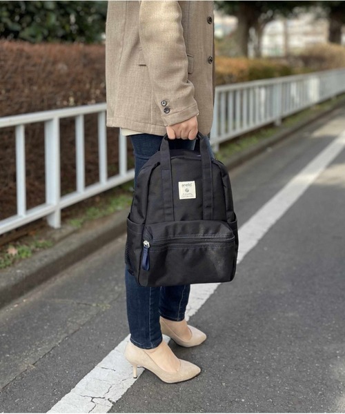 anello GRANDE(アネログランデ)の「anelloGRANDE クラフトミニリュック GTM0304Z(バックパック/リュック・レディース・ネイビー/オリーブ/ライトグレー/ブラック・FREE)」の5枚目の写真