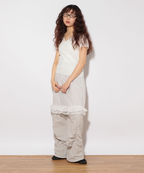 tシャツ HOLiC ドットレースTEE　497295 レディース HOLiC ドットレースTEE 497295（Tシャツ/カットソー）｜Heather